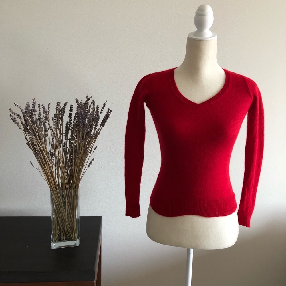 ANN TAYLOR 100% cashmere sweater, size XXSP